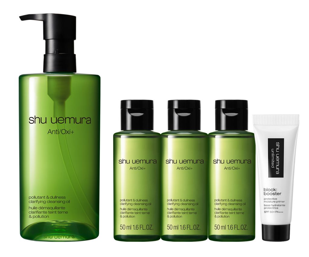 Anti/Oxi+ pollutant &amp; dullness clarifying cleansing oil 450ml set